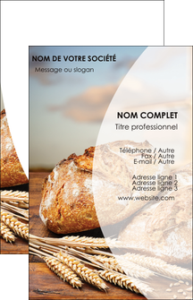 personnaliser modele de carte de visite sandwicherie et fast food boulangerie boulanger boulange MLGI27272