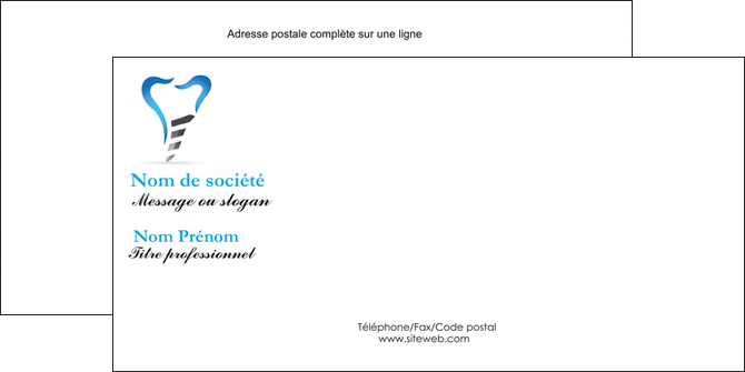 modele enveloppe dentiste dents soins dentaires caries MFLUOO27292