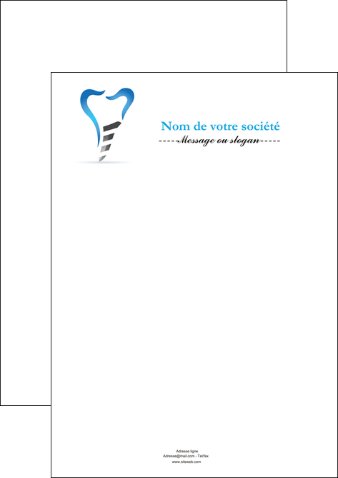 creation graphique en ligne affiche dentiste dents soins dentaires caries MFLUOO27294