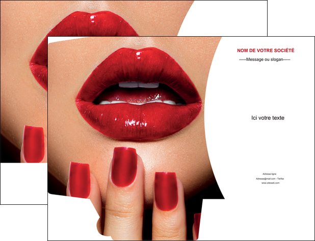 faire modele a imprimer pochette a rabat centre esthetique  ongles vernis vernis a ongles MFLUOO27374