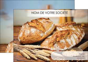 creation graphique en ligne affiche sandwicherie et fast food boulangerie boulanger boulange MLGI27442