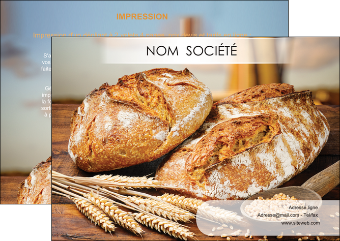 realiser flyers sandwicherie et fast food boulangerie boulanger boulange MID27444