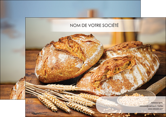 modele en ligne affiche sandwicherie et fast food boulangerie boulanger boulange MLGI27446