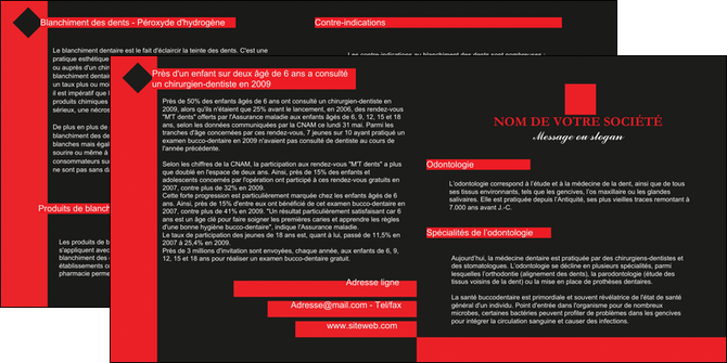 faire depliant 2 volets  4 pages  texture contexture structure MIDBE27538