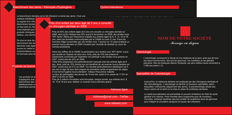 faire depliant 2 volets  4 pages  texture contexture structure MIDBE27538
