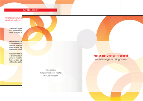 impression depliant 2 volets  4 pages  texture contexture structure MIDLU27646