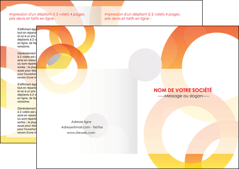 modele depliant 2 volets  4 pages  texture contexture structure MIF27648
