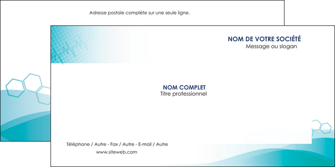 impression enveloppe medecin texture contexture structure MIDBE27678