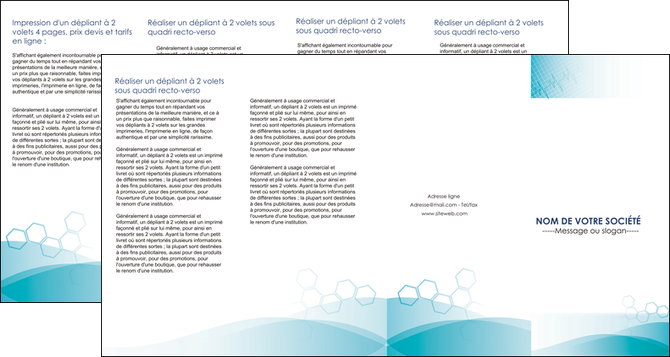 imprimer depliant 4 volets  8 pages  medecin texture contexture structure MIDBE27680