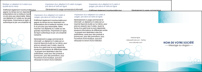 faire modele a imprimer depliant 4 volets  8 pages  medecin texture contexture structure MIDBE27682