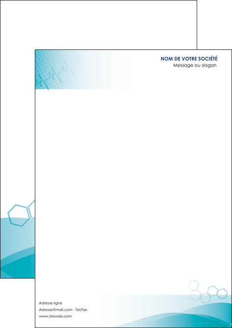 imprimer tete de lettre medecin texture contexture structure MIDBE27698