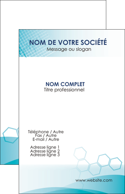 impression carte de visite medecin texture contexture structure MIDBE27704