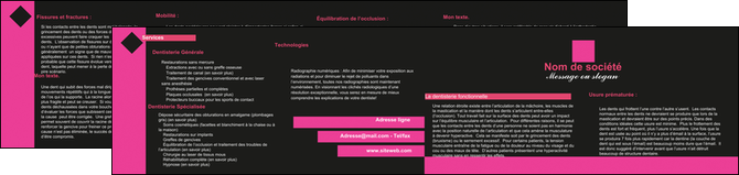 creation graphique en ligne depliant 2 volets  4 pages  texture contexture structure MIDLU27790