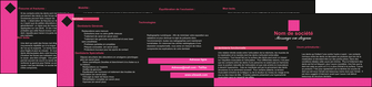 creation graphique en ligne depliant 2 volets  4 pages  texture contexture structure MLIGBE27790