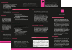 creation graphique en ligne depliant 3 volets  6 pages  texture contexture structure MLIGBE27798