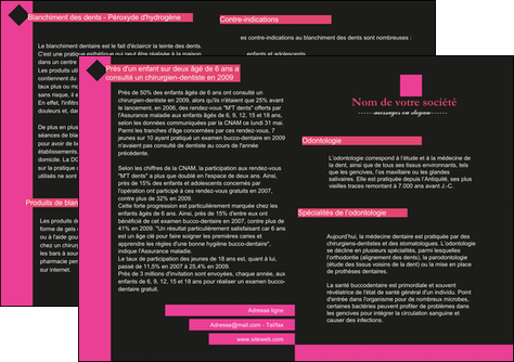 modele en ligne depliant 2 volets  4 pages  texture contexture structure MIDLU27810