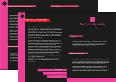 realiser depliant 2 volets  4 pages  texture contexture structure MLIGBE27812