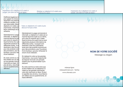 modele en ligne depliant 3 volets  6 pages  materiel de sante texture contexture structure MIDBE27840