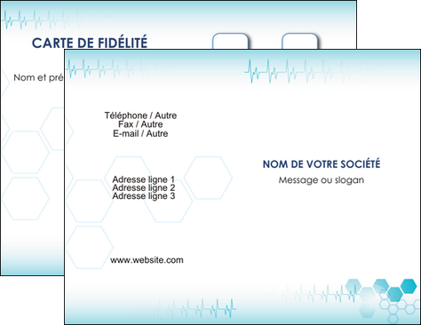 creer modele en ligne carte de visite materiel de sante texture contexture structure MIDBE27848