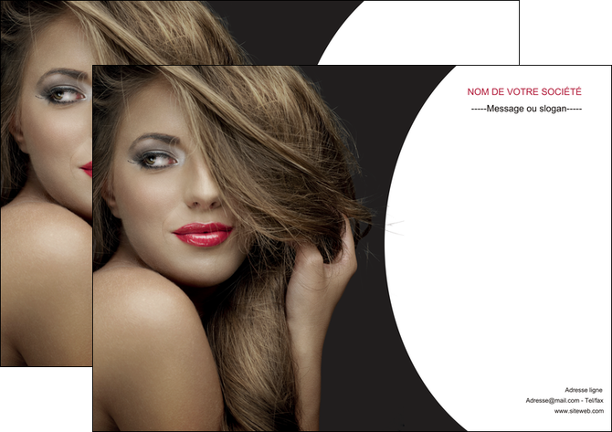 impression affiche centre esthetique  cheveux coiffure salon de coiffure MLIGCH27908