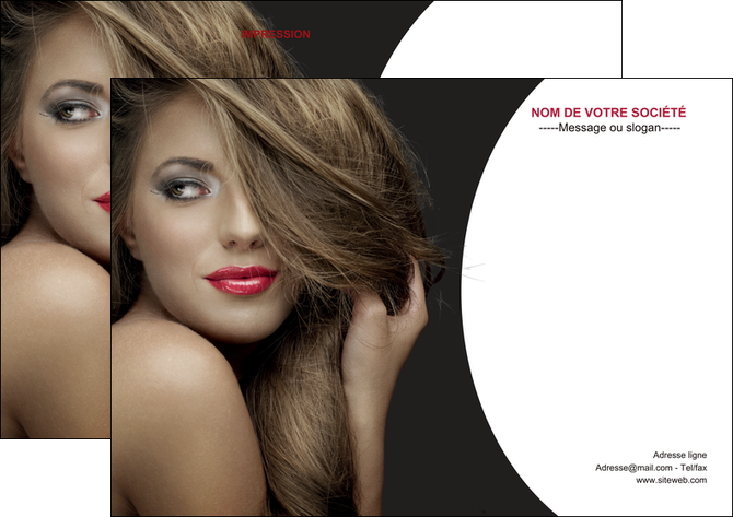 impression flyers centre esthetique  cheveux coiffure salon de coiffure MLIGCH27914