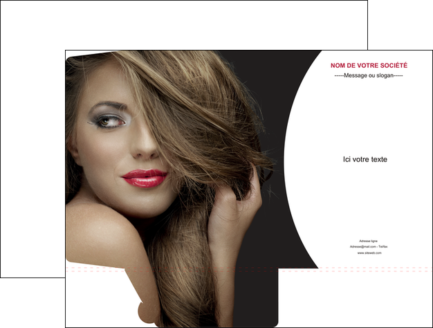 faire modele a imprimer pochette a rabat centre esthetique  cheveux coiffure salon de coiffure MLIGCH27920