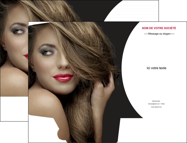 faire modele a imprimer pochette a rabat centre esthetique  cheveux coiffure salon de coiffure MFLUOO27922
