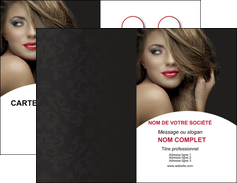 realiser carte de visite centre esthetique  cheveux coiffure salon de coiffure MFLUOO27924