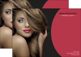 exemple affiche centre esthetique  cheveux coiffure salon de coiffure MFLUOO27942
