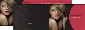 faire modele a imprimer depliant 2 volets  4 pages  centre esthetique  cheveux coiffure salon de coiffure MFLUOO27946