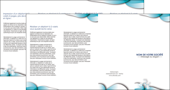 impression depliant 4 volets  8 pages  medecin texture contexture structure MIF27964