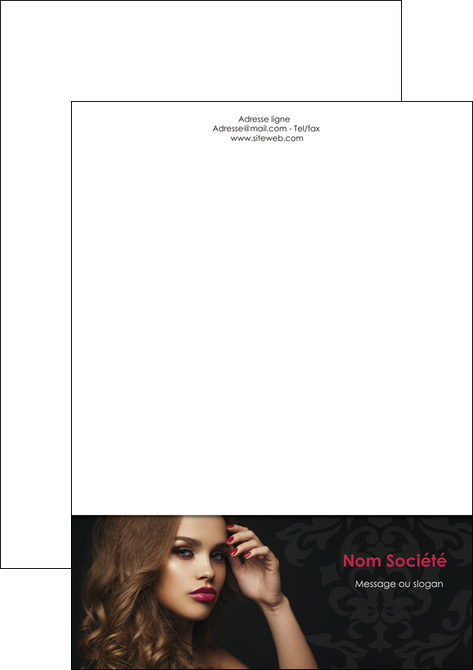 imprimer tete de lettre cosmetique coiffure salon salon de coiffure MIDBE28044