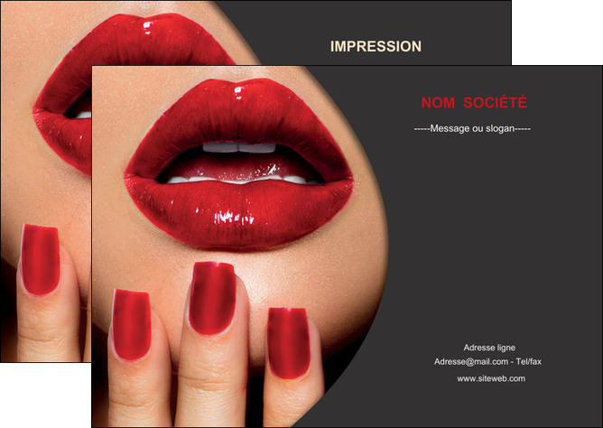 maquette en ligne a personnaliser flyers centre esthetique  beaute institut de beaute institut de beaute professionnel MFLUOO28078