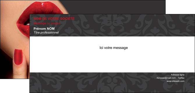 imprimer carte de correspondance centre esthetique  beaute institut de beaute institut de beaute professionnel MFLUOO28084