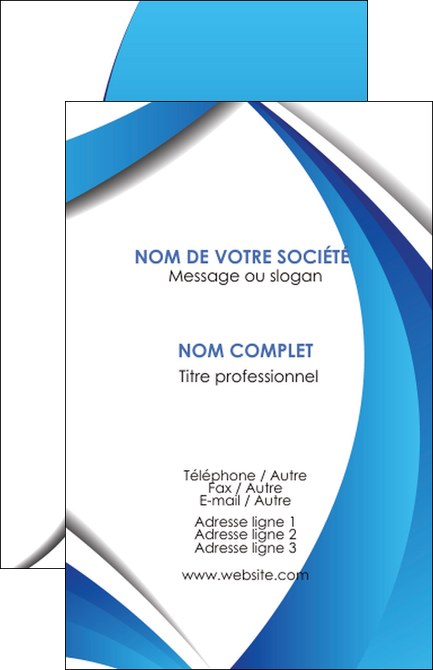 maquette en ligne a personnaliser carte de visite conceptuel couverture creatif MLGI28102