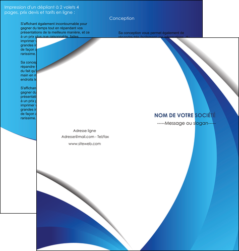 exemple depliant 2 volets  4 pages  conceptuel couverture creatif MFLUOO28114