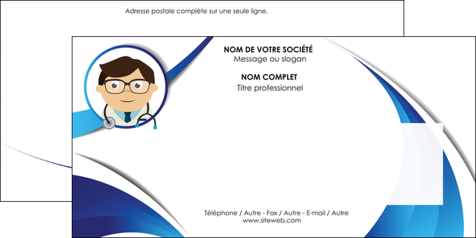 faire modele a imprimer enveloppe chirurgien medecin medecine cabinet medical MIDBE28150