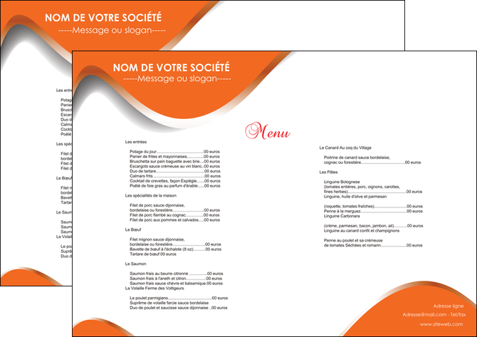 faire set de table restaurant set de table menu set de table menu MFLUOO28198