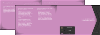 faire depliant 4 volets  8 pages  texture contexture structure MIF28234