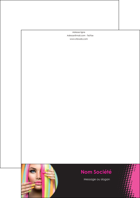 realiser tete de lettre centre esthetique  coiffure coiffeur coiffeuse MFLUOO28316
