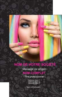 realiser carte de visite cosmetique coiffure coiffeur coiffeuse MIDLU28482