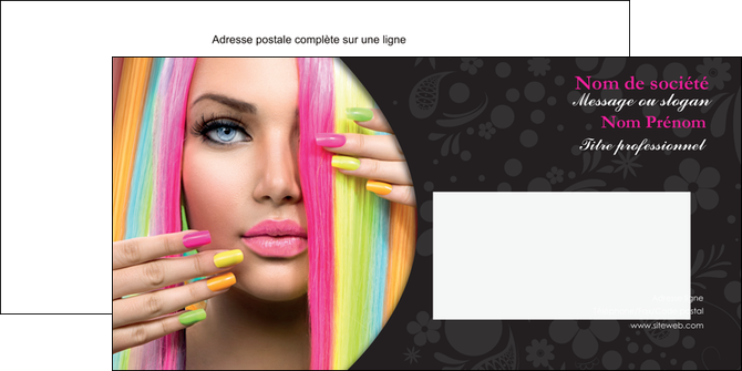 impression enveloppe cosmetique coiffure coiffeur coiffeuse MIDLU28486