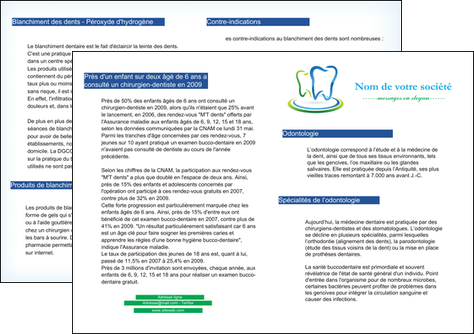 imprimer depliant 2 volets  4 pages  dentiste dents http   wwwlesgrandesimprimeriescom assets img3 ud_preview i28487_c1_p1png dents dentiste MIDBE28510