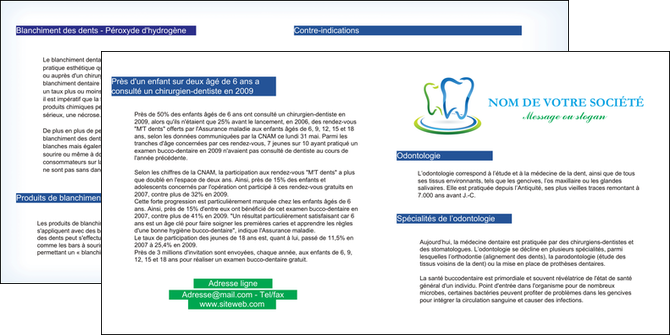imprimerie depliant 2 volets  4 pages  dentiste dents http   wwwlesgrandesimprimeriescom assets img3 ud_preview i28487_c1_p1png dents dentiste MIDBE28512