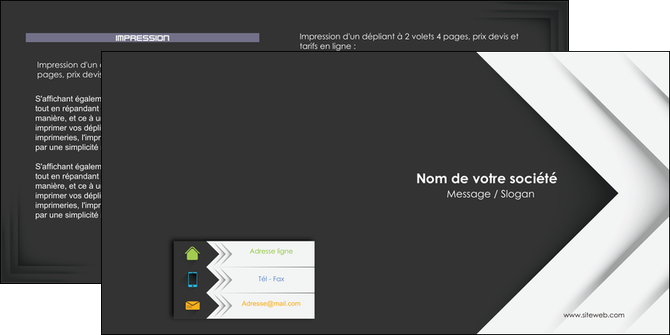imprimerie depliant 2 volets  4 pages  texture structure contexture MFLUOO28548