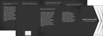 faire depliant 4 volets  8 pages  texture structure contexture MIF28564