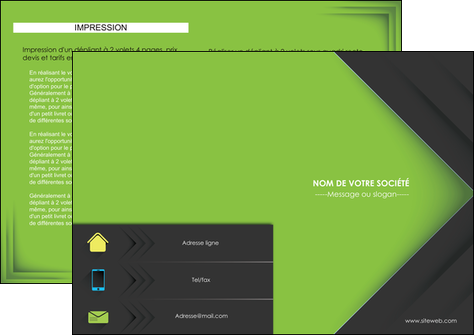 creation graphique en ligne depliant 2 volets  4 pages  texture contexture structure MFLUOO28628