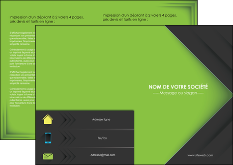 impression depliant 2 volets  4 pages  texture contexture structure MFLUOO28630