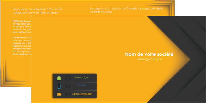 modele en ligne depliant 2 volets  4 pages  texture structure design MLGI28654