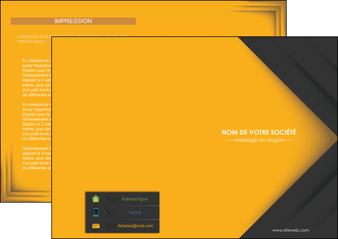 creer modele en ligne depliant 2 volets  4 pages  texture structure design MLGI28668